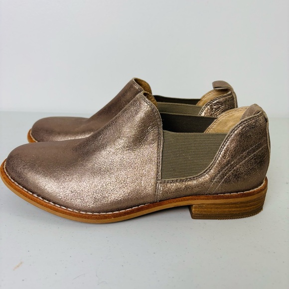 Clarks Shoes - Clarks Edenvale Page Bronze Metallic Slip-On Loafers